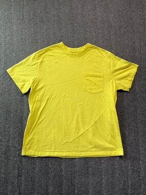 Brahma Bright Yellow Short-Sleeve Pocket Tee Work Shirt Size 2XL